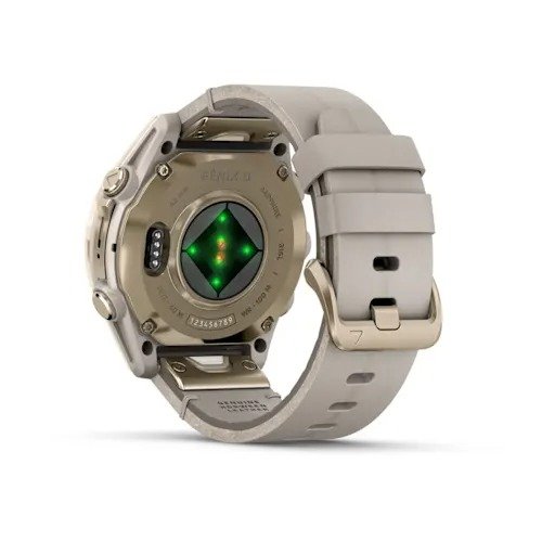 Fenix 8- 43 mm Amoled Sapphire Soft Gold Dəri Kəmər (010-02903-40)