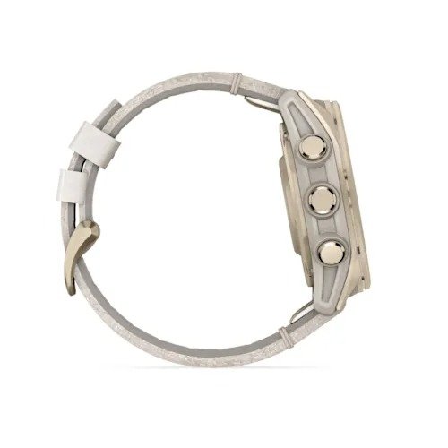 Fenix 8- 43 mm Amoled Sapphire Soft Gold Dəri Kəmər (010-02903-40)