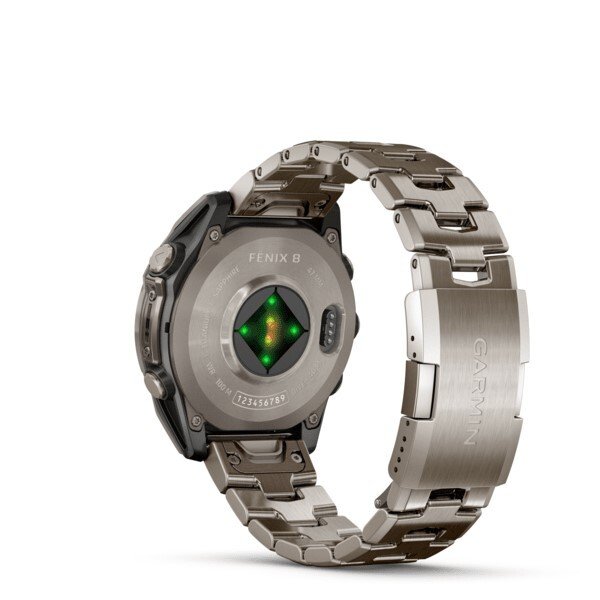 Fenix 8- 47 Amoled Sapphire Titanium/Titanium Bilərzikli (010-02904-40)