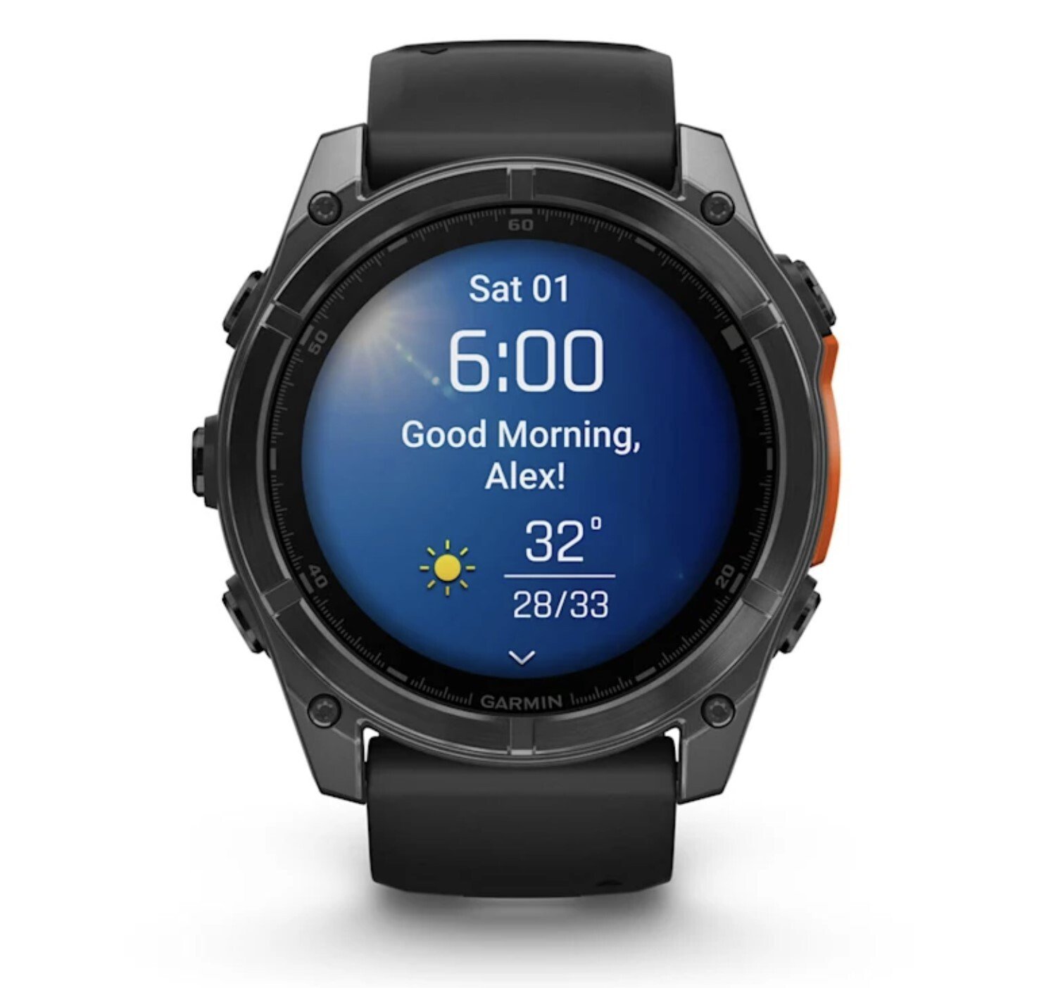 Fenix 8 - 51 mm Amoled Boz/Qara (010-02905-00)
