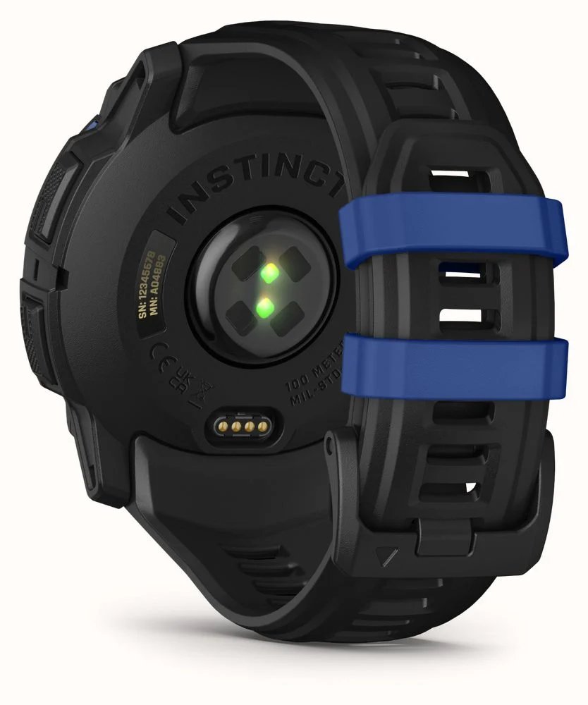 Instinct 3 Amoled (50 mm) Qara/Mavi (010-03020-03)