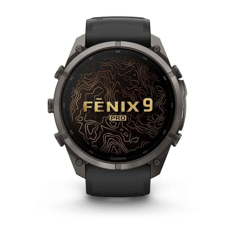 Fenix 9 Pro İnreach - 51 mm DLC Titanium Qara (010-04337-11)