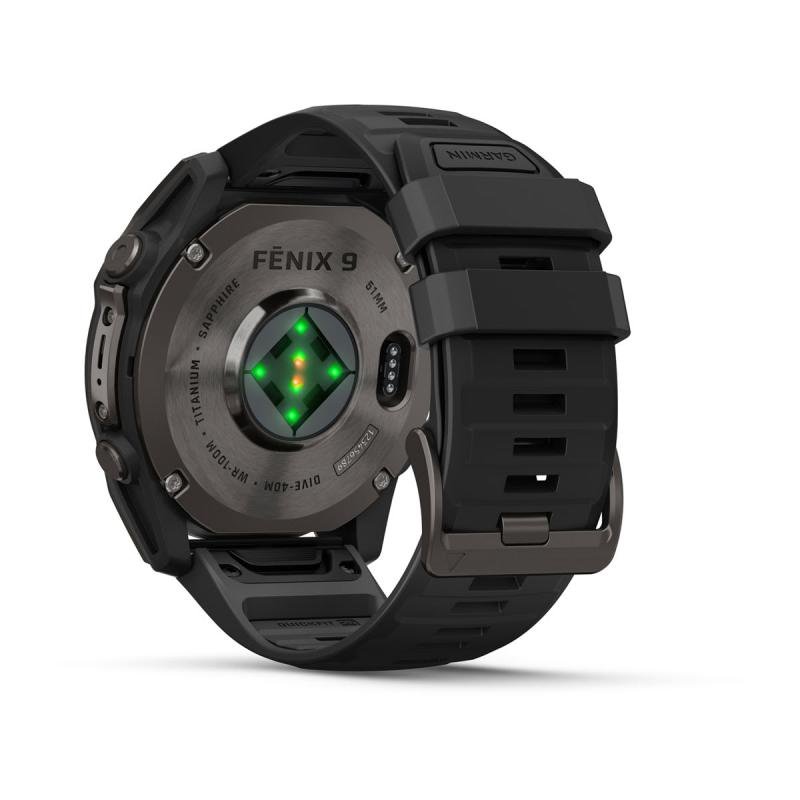 Fenix 9 Standart - 51 mm Qara DLC Titanium (010-04763-11)