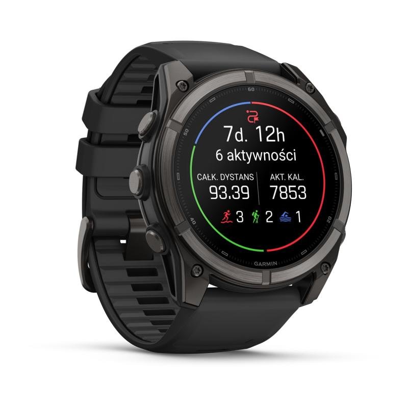 Fenix 9 Standart - 51 mm Qara DLC Titanium (010-04763-11)