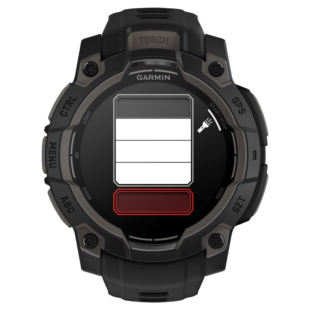 İnstinct 3 Amoled (45 mm) Qara (010-02936-00)